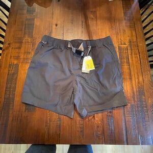 Ascend Men's Dark Gray Hybrid Shorts